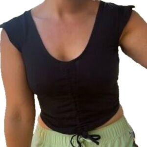 Roxy | Black Women's crop Top